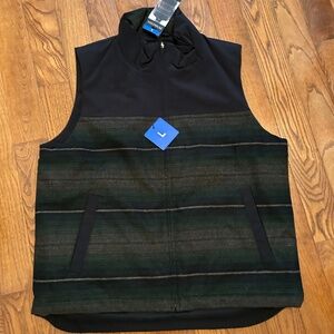 Pendleton Men's L wool mix vest - NWT